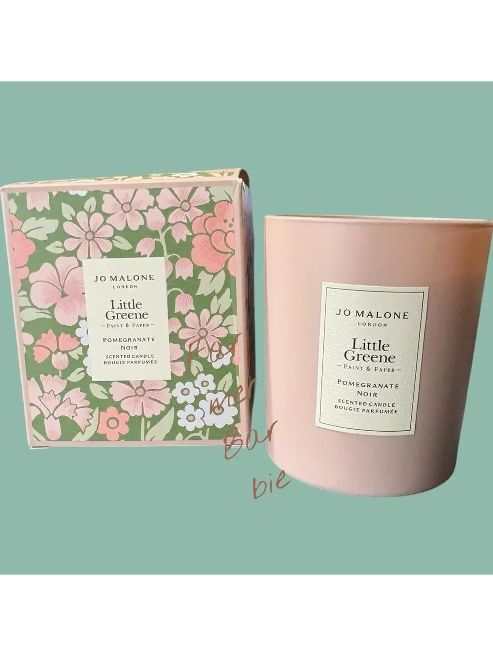 Jo Malone London Little Greene Paint & Paper Pomegranate Noir Single Wick Candle